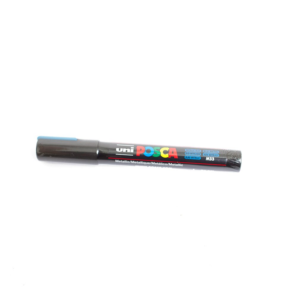 Uni Posca, Paint Marker, Art & School, 5M, 48472, Metallic Blue